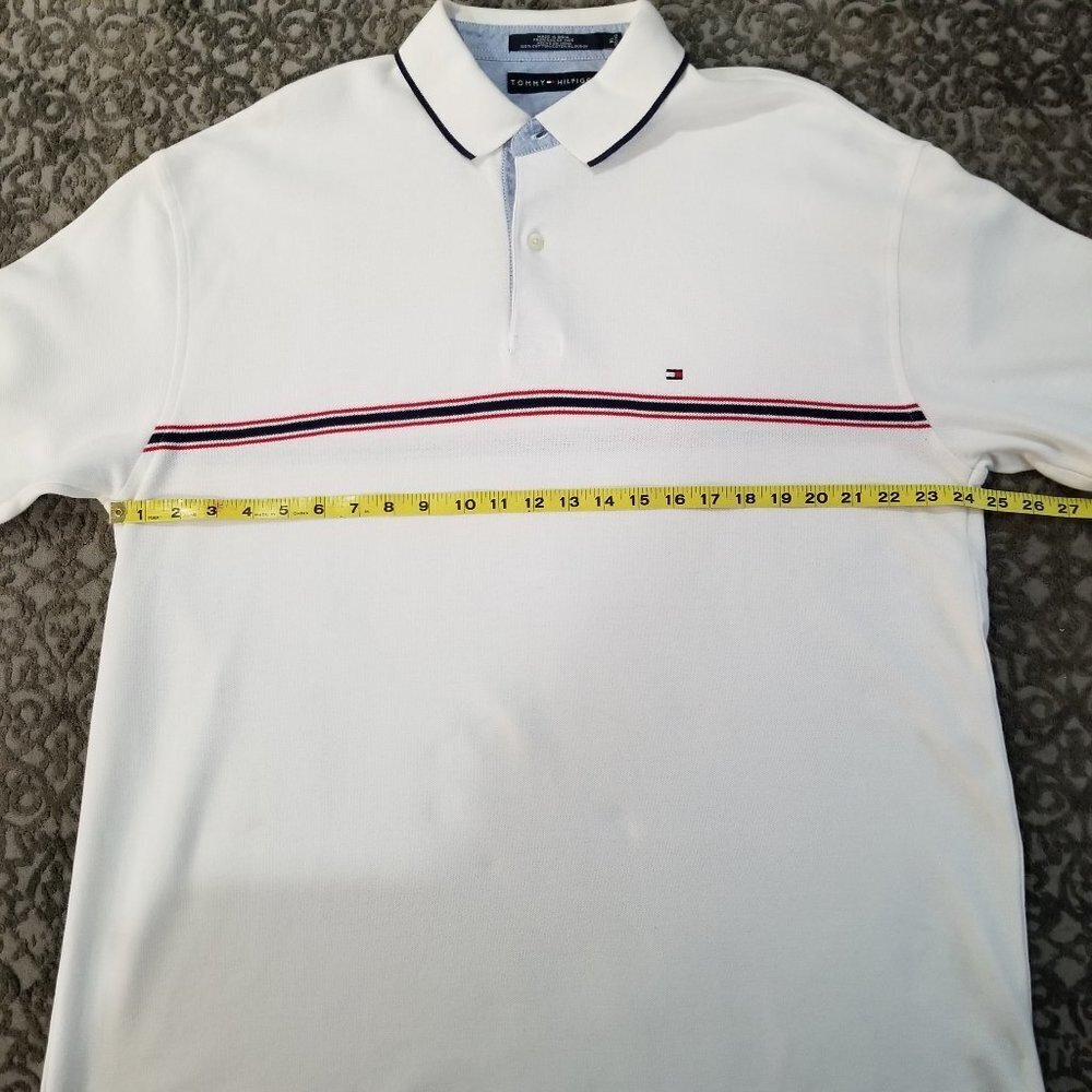 Tommy Hilfiger Short Sleeve Cotton Polo Shirt XL - Picture 8 of 9